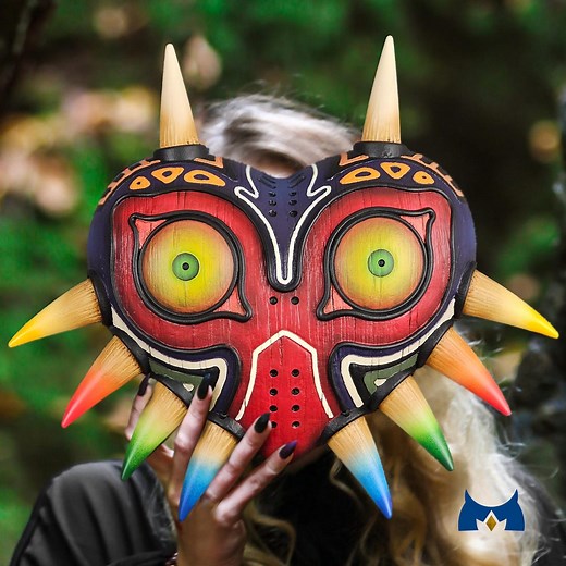 Legend of Zelda Majora’s Mask Replica - Handmade Cosplay & Display Mask - Etsy