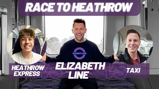 Watch us race to London Heathrow - Elizabeth Line vs Heathrow Express vs Taxi - The Points Guy