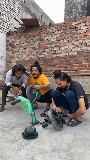 385K views · 10K reactions | Cycle ki maa 冷冷 #comedyvideos...