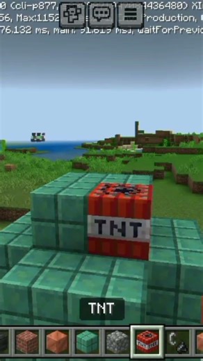 TNT damage on different blocks in Minecraft