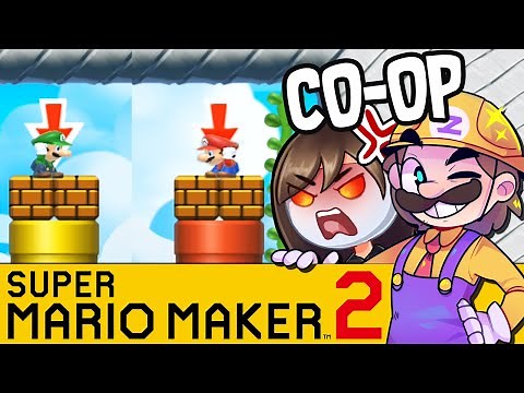 Rennen gegen GLP ! | SUPER MARIO MAKER 2 Coop