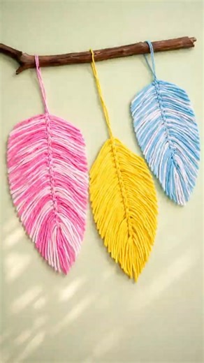 Colorful Macrame Feather Wall Hangings: Stunning Ideas You’ll Love #shorts