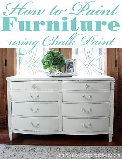 How to Paint Furniture using Chalk Paint | Confessions of a Serial Do-it-Yourselfer