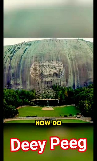 The largest piece of granite in the world! Welcome to Stone Mountain in Atlanta Georgia #atlanta #georgia #stonemountain #usa #geology | Deey peeg