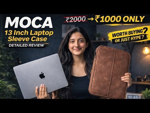 MOCA 13 Inch Laptop Sleeve Case Review 🔥 Best MacBook Sleeve or Waste of Money?
