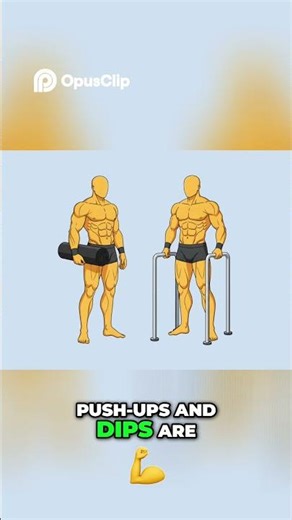 Push-ups vs. Dips: Chest Training Secret Revealed! #gym #motivation #gymworkout #viral #shorts