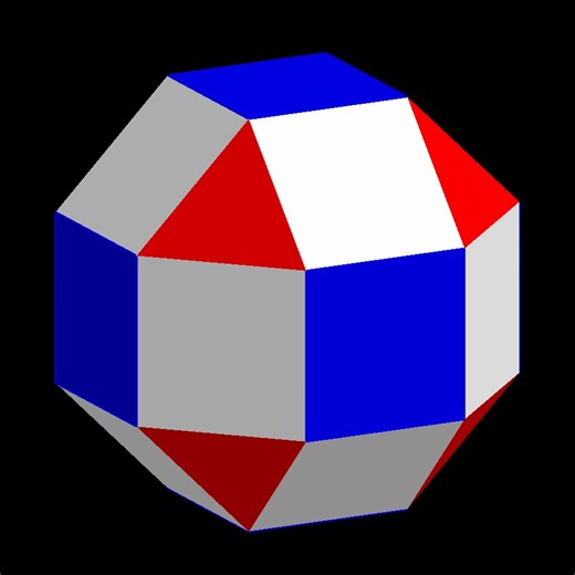 Snub cuboctahedron Geogebra resource: https://www.geogebra.org/m/jqxdqyc2 Follow Magic Pi on instagram https://www.instagram.com/magic_pi2?igsh=MTE5Y2h4cHo4dTRrbw==&utm_source=qr #MTBoS #iteachmath #maths #math #geometry | Magic PI - math animations