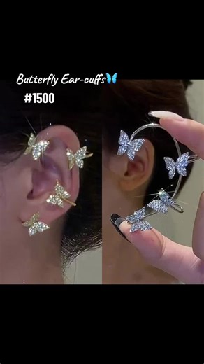 Butterfly Ear Cuffs: Fashion Jewelry without Piercings