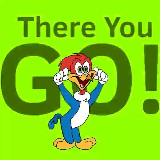 Woody Woodpecker dances to Peanut Butter Jelly Time! (FLASHING LIGHTS WARNING!)