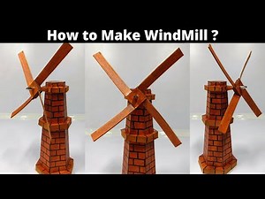 How to make a Windmill | Windmill working project | How to make working windmill | school project