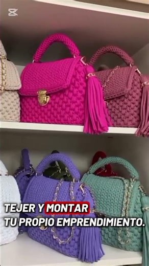 Técnica secreta para tejer bolsos de trapillo profesionales #crochet #trapillo #tutorial