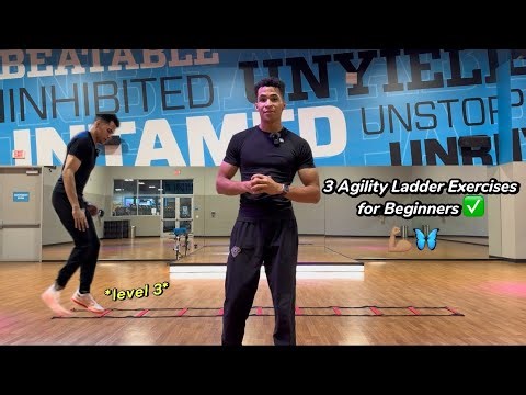 THREE Agility Ladder Exercises For Beginners ✅ (pt.1)