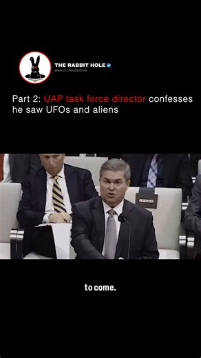 Part 2: UAP task force director confesses he saw UFOs and aliens | The Rabbit Hole