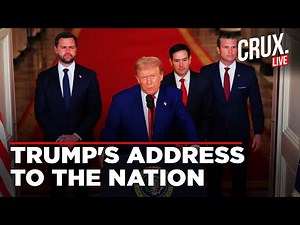 Trump Address LIVE | President Delivers Primetime Speech To The Nation From White House | US News
