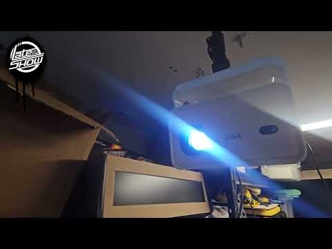 Racing Simulator on Electric Projector Screen