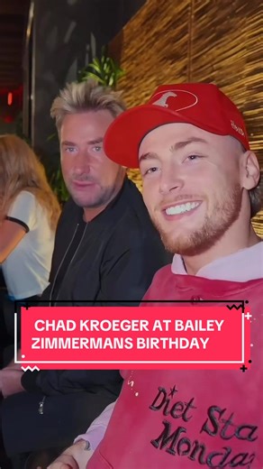 We’d be this excited too if Chad Kroeger was at our birthday party 🤩 [via IG/ @Bailey Zimmerman]