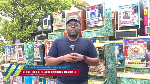 The ECGB kicked off November Responsible Gambling Month with the demolition of illegal gambling machines across the province. The ECGB remains committed to protecting communities and promoting fair, regulated gaming. Remember to #GambleResponsibly, never with money meant for essentials. 💬 Need help? Call 0800 006 008 or WhatsApp 076 675 0710 #ResponsibleGamblingMonth #AGamblingProblemHurts #EasternCapeGamblingBoard | Eastern Cape Gambling Board