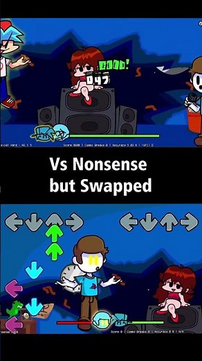 Nonsense vs BF but Swapped - FNF Mod - Friday Night Funkin' Mobile Game