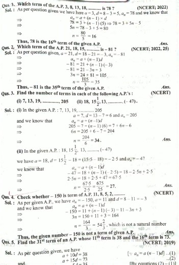 Class-10th math ke very very Important questions annualexam