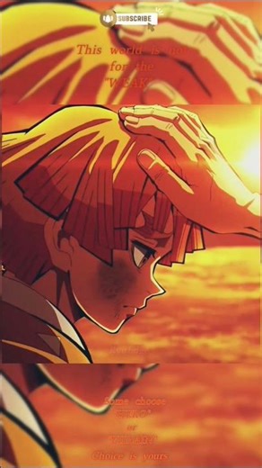 Choose wisely: Hero or Villain… I chose myself.#animeedit #demonslayer #egoedit #selfimprovement