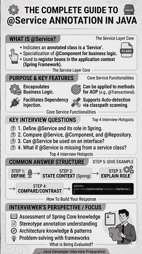 JAVA || @SERVICE ANNOTATION || SPRINGBOOT