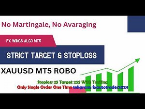MT5 Single Entry EA 🔥 Trade with Fixed SL TP & Trailing Stop One Trade One Signal _Long_