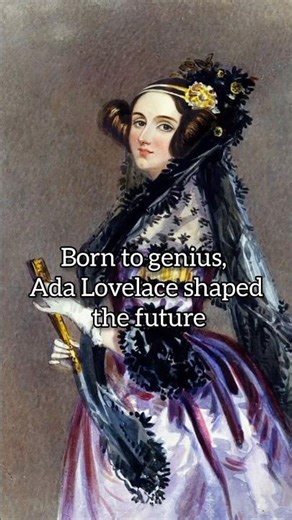 Ada Lovelace: The First Computer Scientist. #art #history #painting