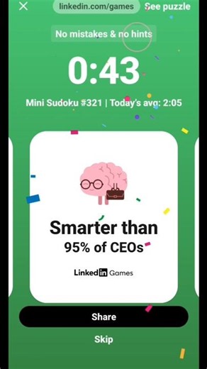 Smarter than 95% of CEOs?! 🧠