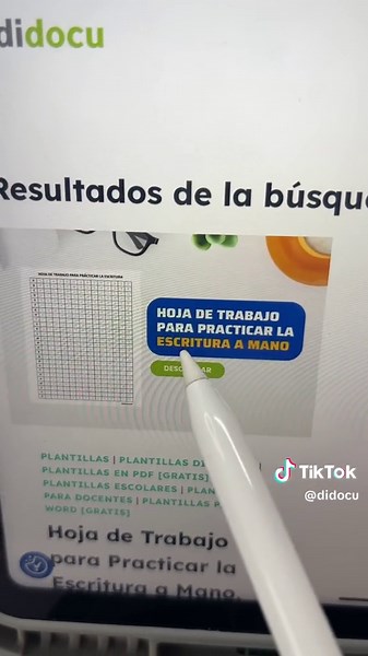 Plantilla Gratis para Mejorar tu Caligrafía