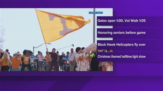 Vols getting ready to welcome Vanderbilt for final home game of the season