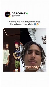 An old video of Matuê and Wiu in a studio session… 🔥 #matuê #wiu #30praum #trapbr