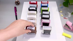 Custom Signature Stamp, Personalized Self-Inking Signature Stamp - Choose from 14 Color Stamp Devices and 17 Ink Colors