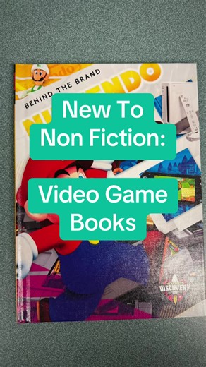 Every video game book I’ve added so far has immediately flown off the shelf—even the ones I wasn’t too sure about. We’re seeing a big uptick in Pokémon and Sonic fans so I’ll be trying to pick up more of that moving forward for both our fiction collection and video game section. #schoollibrarian #librariansoftiktok #librarytiktok #bookrecommendations