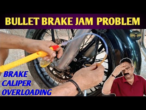 Front ABS Disc Brake Repair / Motorcycle Disc Brake Problem /Royal Enfield Pront Disc Brake problem