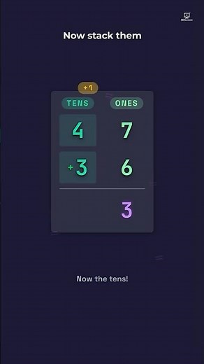 The Stack Trick — Add Any Big Numbers in Seconds #maths #kidslearning