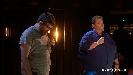 Two angry men enter, one angry man leaves. Mike Lawrence and Ralphie May get personal. Catch up with #RoastBattle on the app before tonight’s LIVE finale, 10/9c. | Comedy Central