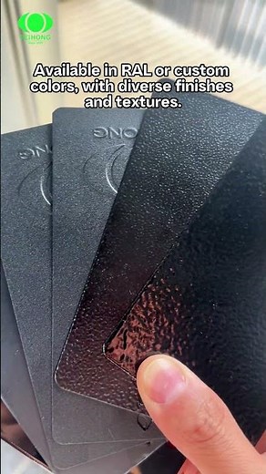 Select/Customize your ideal powder coating effect