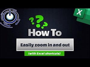 Excel - Easily zoom in and out (with Excel shortcuts)