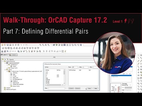 How to Define Differential Pairs in OrCAD Capture 17.2