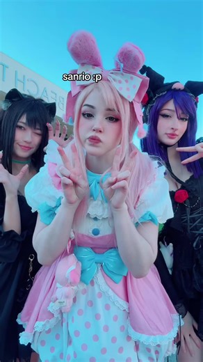 my melody, kuromi and chococat :3 @Cece @missy ・₊✧ #sanrio | Sanrio