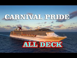 Carnival Pride cruise ship full tour
