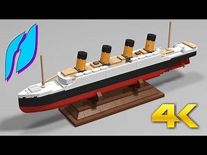 How to Build a Microscale Lego RMS Titanic (MOC - 4K) #lego #titanic #buildingblocks #toys #model