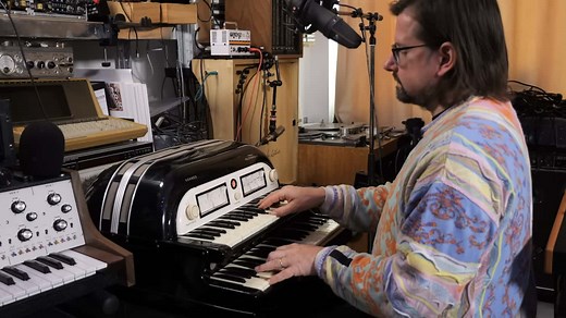 The Rare Hohner Multimonica II Monophonic Vacuum Tube Synth Accordion