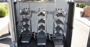 Portable tack room saddle rack carts!