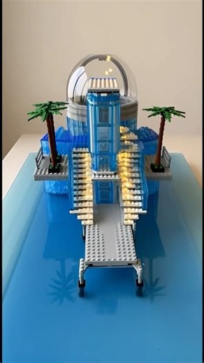 I Built a Futuristic LEGO Mansion on an Epoxy River Table 🤯