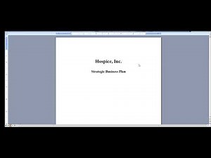 Hospice Business Plan