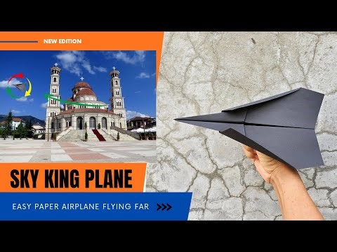 Paper airplane longest distance, paper airplane that flies the longest time, Paper Plane