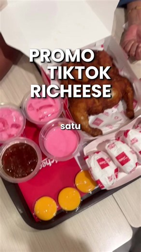 richeese bisa dibeli pake voucher tiktok jadi lebih murah! ⚠️baru berlaku di store area bandung caranya: klik tag lokasi video ini > pilih menunya > bayar online > nanti scan barcode di kasir #promoricheese #voucherricheese #vouchertiktokricheese #richeesefactory #richeese