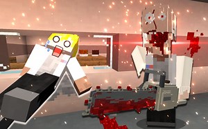 Minecraft【恐怖实验室!!】电锯医生在实验室疯狂追杀我...小心别被逮到了？！【恐怖地图】_游戏热门视频