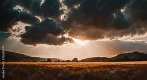 Cloud Motion: Video Footage Capturing the Gentle Movement and Shifting Shapes of Clouds, Painting the Sky with Nature's Brushstrokes